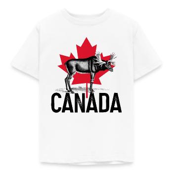 Canada - Kids' T-Shirt - white - Front - AI Model Kid Male (0cm)