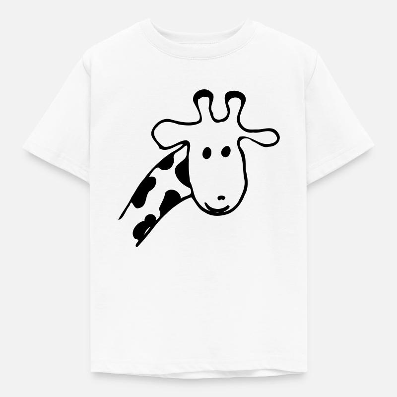 Giraffe - Kinder T-Shirt - Weiß