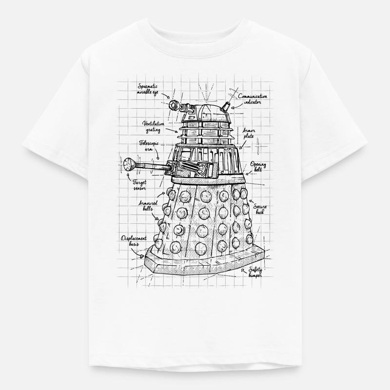 Exterminate project - T-shirt Enfant - blanc