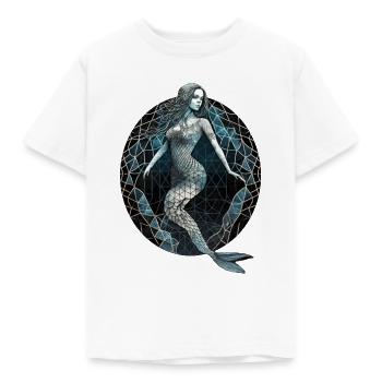 Sirène mystique - T-shirt Enfant - blanc - Devant - AI Model Kid Male (0cm)