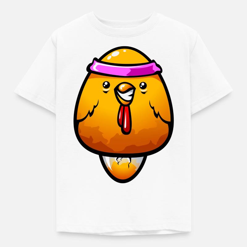 Samurai Chick - Kids' T-Shirt - white