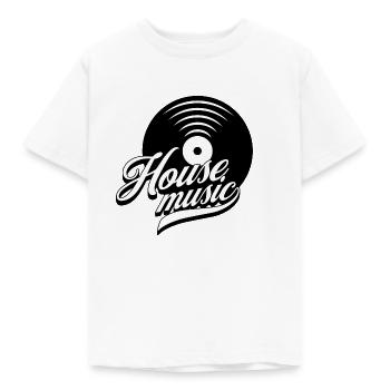 House Music Venyl - Kinder T-Shirt - Weiß - Vorne - AI Model Kid Male (0cm)