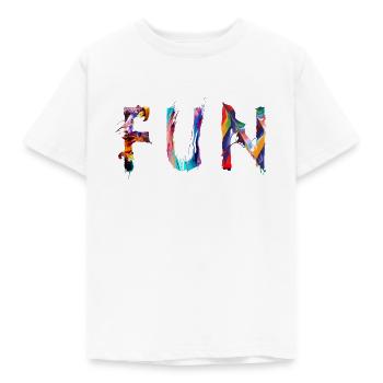 Fun - T-shirt Enfant - blanc - Devant - AI Model Kid Male (0cm)