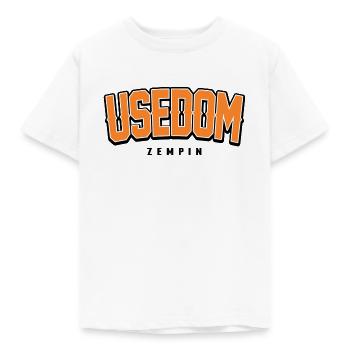 Usedom Shirt - Kids' T-Shirt - white - Front - AI Model Kid Male (0cm)