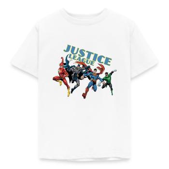 Justice League Character Mix - Kinder T-Shirt - Weiß - Vorne - AI Model Kid Male (0cm)