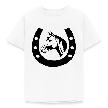cheval en chaussures - T-shirt Enfant - blanc - Devant - AI Model Kid Male (0cm)