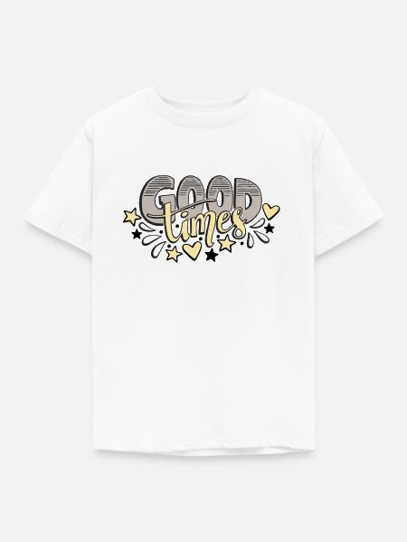 Good times - Kinder T-Shirt - Weiß