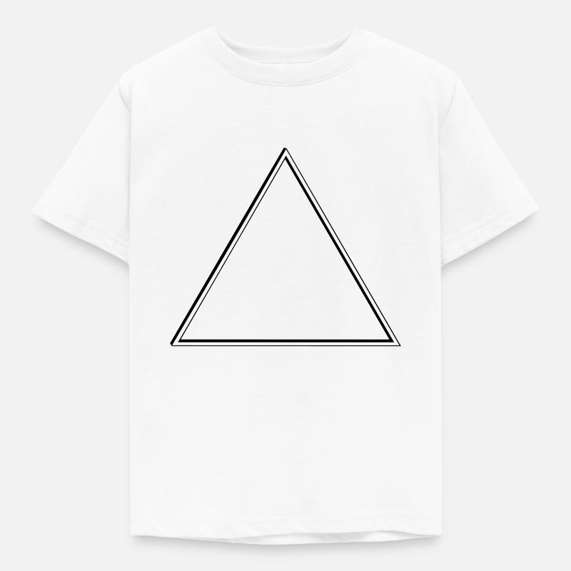 triangle - Kids' T-Shirt - white