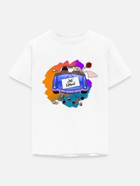 Gerade verheiratet - Kinder T-Shirt - Weiß