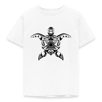 Schildkröten-Tatoo - Kinder T-Shirt - Weiß - Vorne - AI Model Kid Male (0cm)
