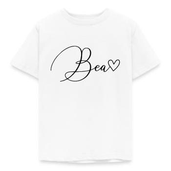 Bea Name Vorname Mädchen - Kinder T-Shirt - Weiß - Vorne - AI Model Kid Male (0cm)