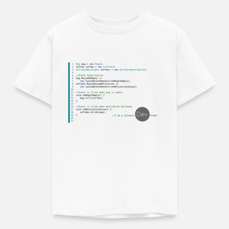 I am a Software Developer - Kinder T-Shirt - Weiß