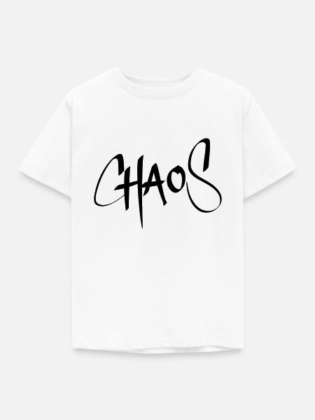 Chaos - Kinder T-Shirt - Weiß