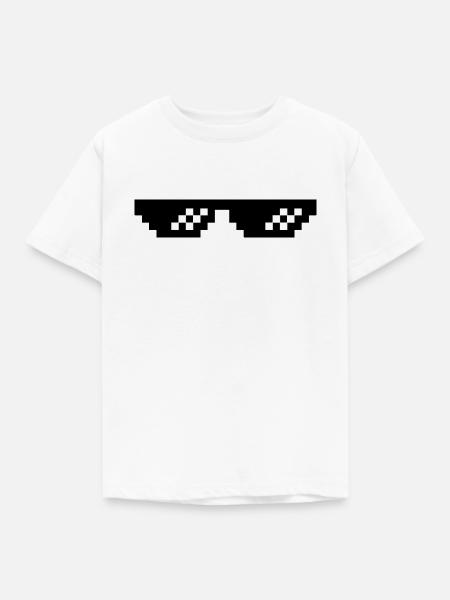 Glasses - Kinder T-Shirt - Weiß