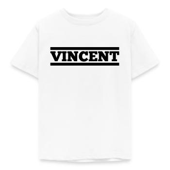 Vincent Geschenk Geburtstag Weihnachten - Kinder T-Shirt - Weiß - Vorne - AI Model Kid Male (0cm)