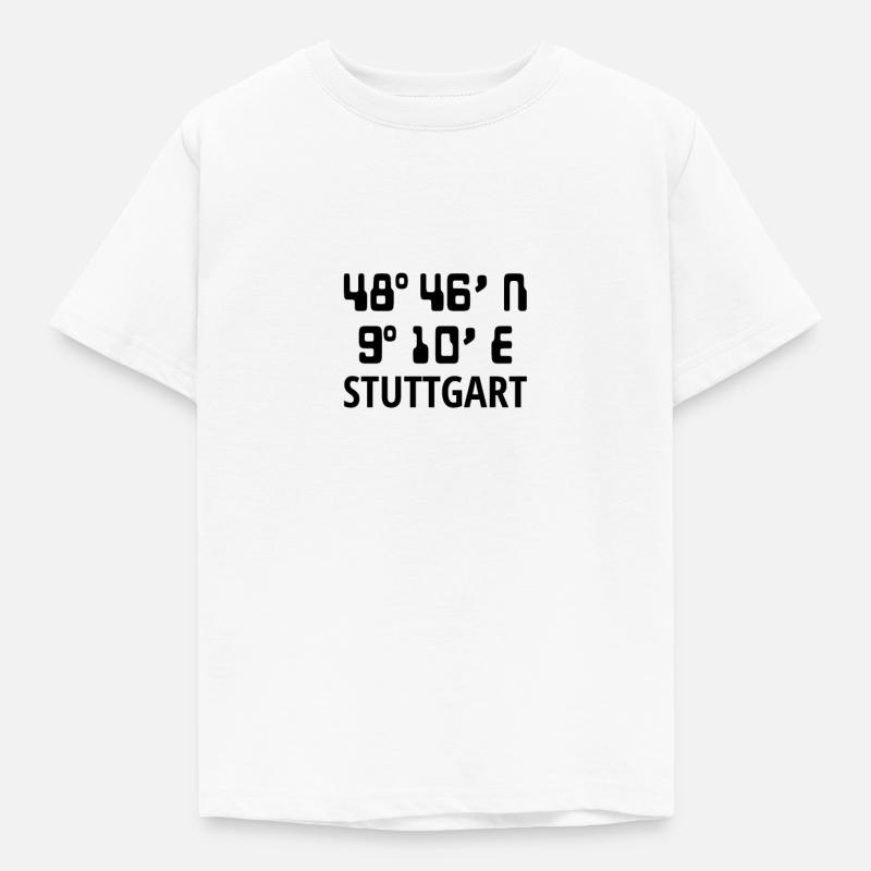 Stuttgart - Kinder T-Shirt - Weiß