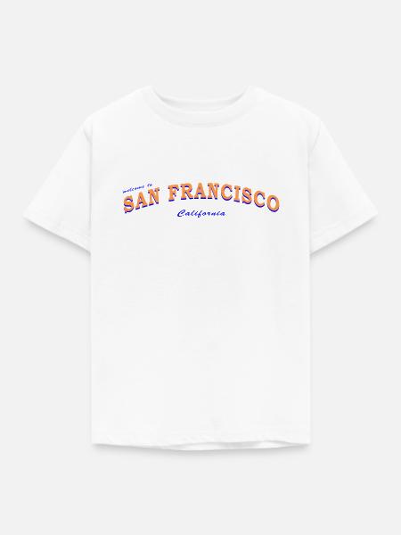 San Francisco - Kinder T-Shirt - Weiß