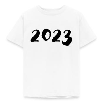 2023 - Année - Nouvel An - T-shirt Enfant - blanc - Devant - AI Model Kid Male (0cm)