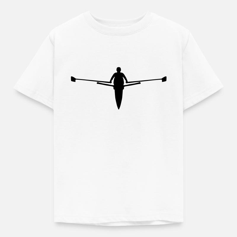 Rudern, Ruderer, Rowing - Kinder T-Shirt - Weiß