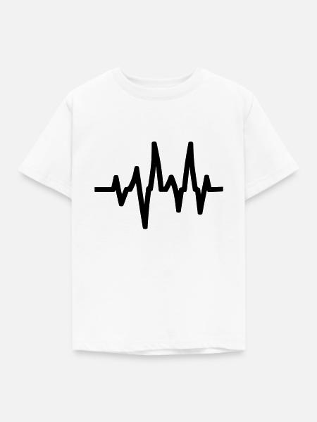 Puls - Kinder T-Shirt - Weiß