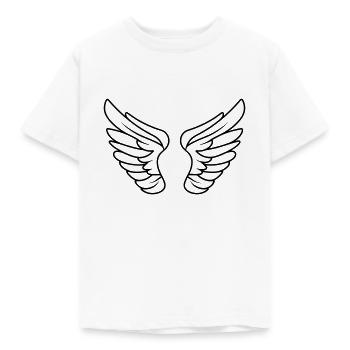 Angel Wings - Kids' T-Shirt - white - Front - AI Model Kid Male (0cm)