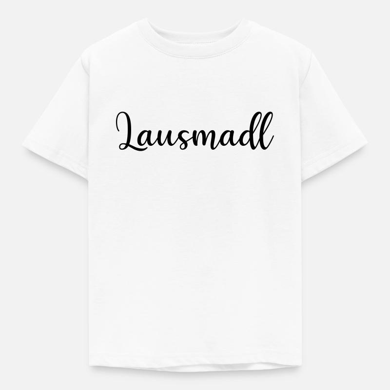 Lausmadl - Kinder T-Shirt - Weiß