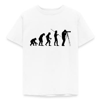 Fotograf - Kinder T-Shirt - Weiß - Vorne - AI Model Kid Male (0cm)
