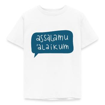 Salam Zusammen! - Kinder T-Shirt - Weiß - Vorne - AI Model Kid Male (0cm)