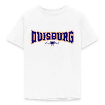 DUISBURG - Kinder T-Shirt - Weiß - Vorne - AI Model Kid Male (0cm)