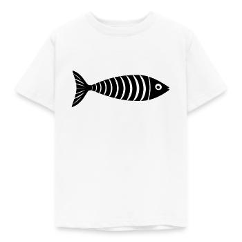 poisson - T-shirt Enfant - blanc - Devant - AI Model Kid Male (0cm)