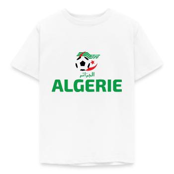 Algerien FAF - Kinder T-Shirt - Weiß - Vorne - AI Model Kid Male (0cm)