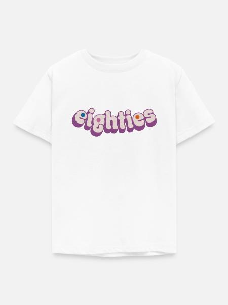 Achtziger - Kinder T-Shirt - Weiß