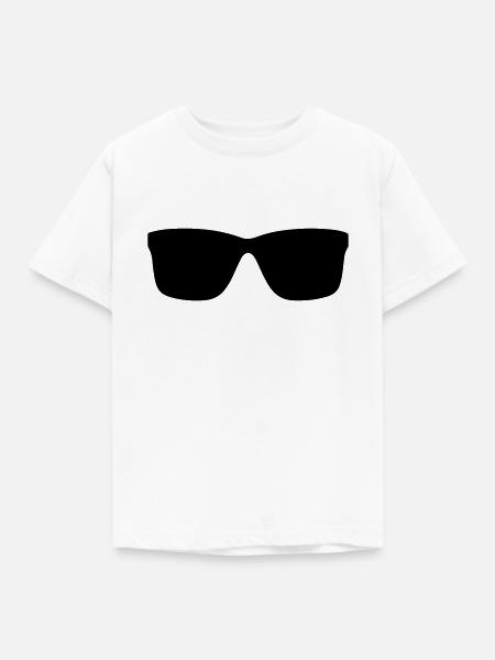 Sonnenbrille - Kinder T-Shirt - Weiß