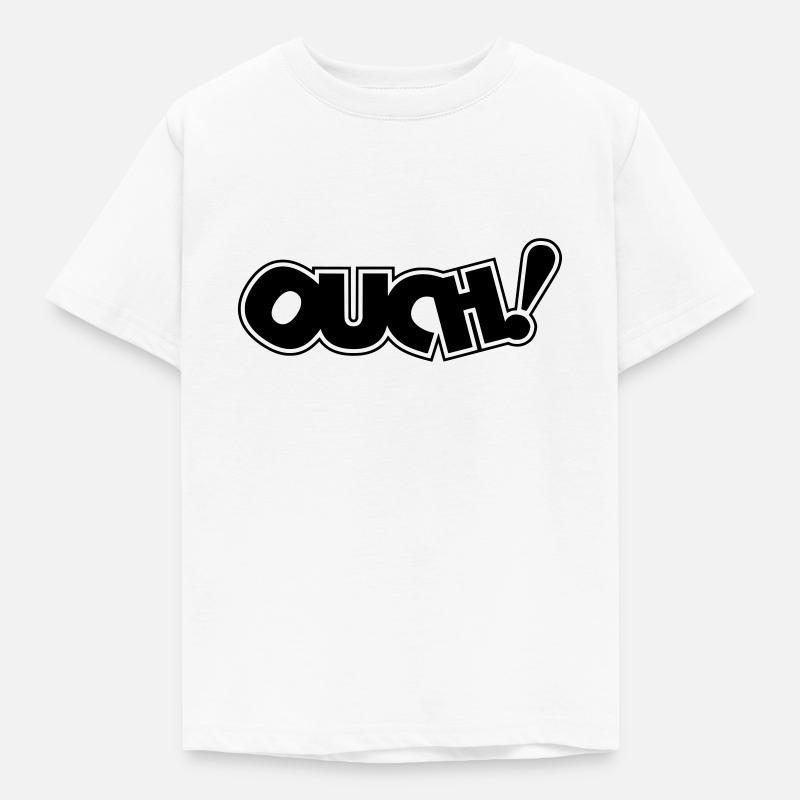 Comic Ouch Gift Gift Idea - Kids' T-Shirt - white