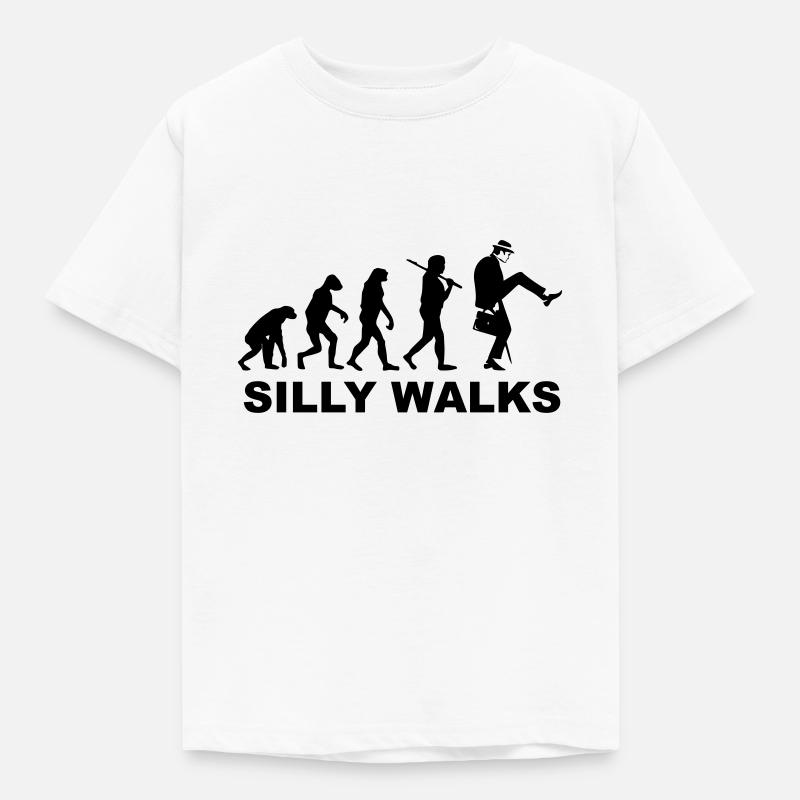 Evolution - Promenades idiotes - - T-shirt Enfant - blanc