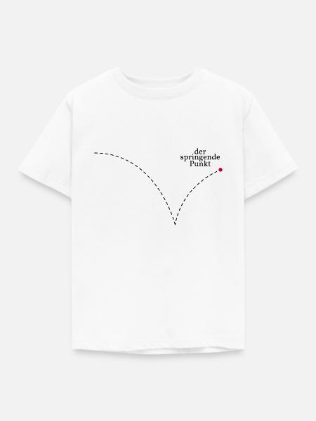 Der springende Punkt - Kinder T-Shirt - Weiß
