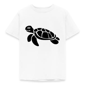 Schildkröte - Kinder T-Shirt - Weiß - Vorne - AI Model Kid Male (0cm)