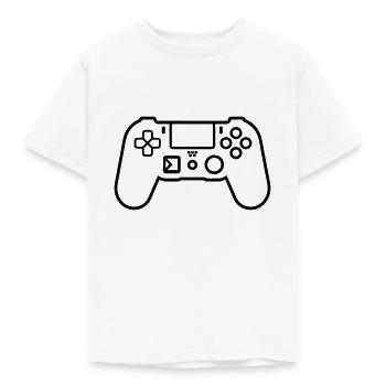 Videospiel-Controller - Kinder T-Shirt - Weiß - Vorne - AI Model Kid Male (0cm)