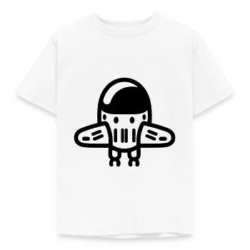 fliegende Untertasse - Kinder T-Shirt - Weiß - Vorne - AI Model Kid Male (0cm)