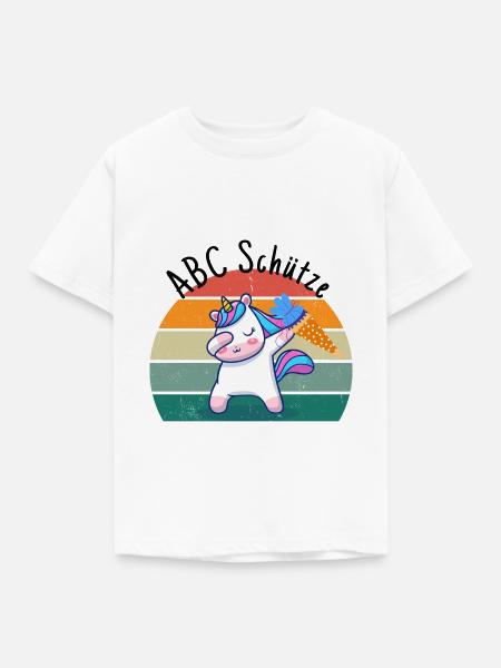 ABC Schütze - Kinder T-Shirt - Weiß