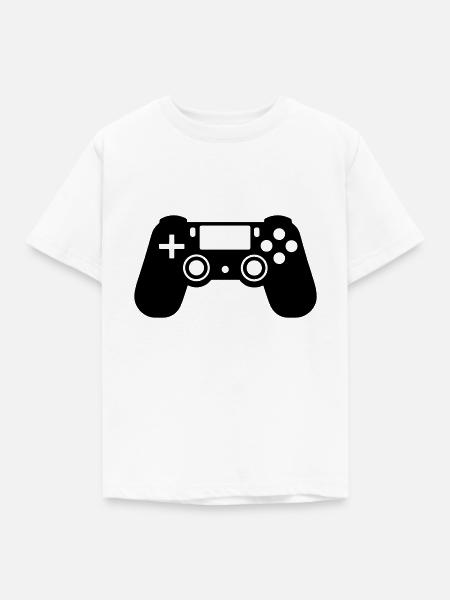 Controller für Videospiele - Kinder T-Shirt - Weiß