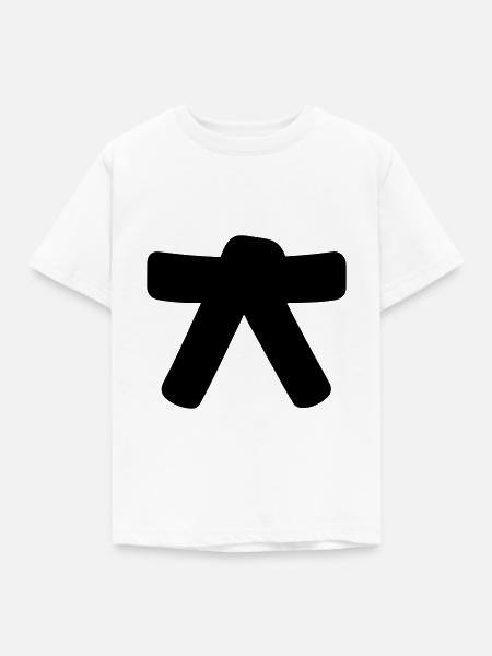 Gürtel - Kinder T-Shirt - Weiß