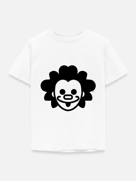 Clown - Kinder T-Shirt - Weiß