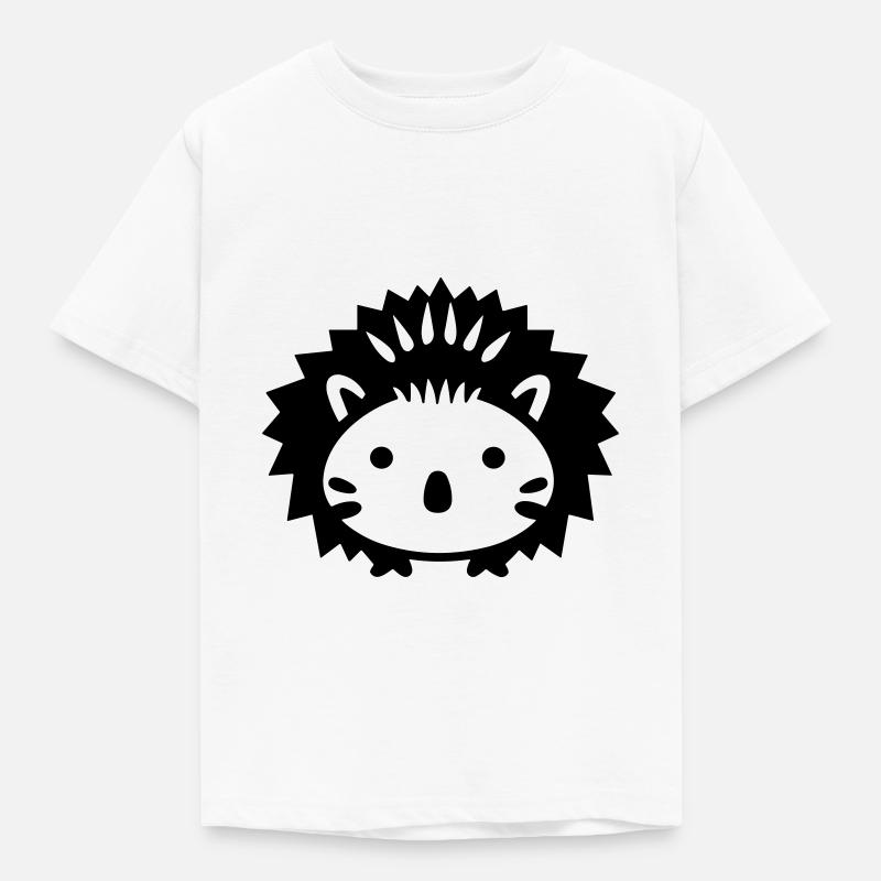 Igel - Kinder T-Shirt - Weiß