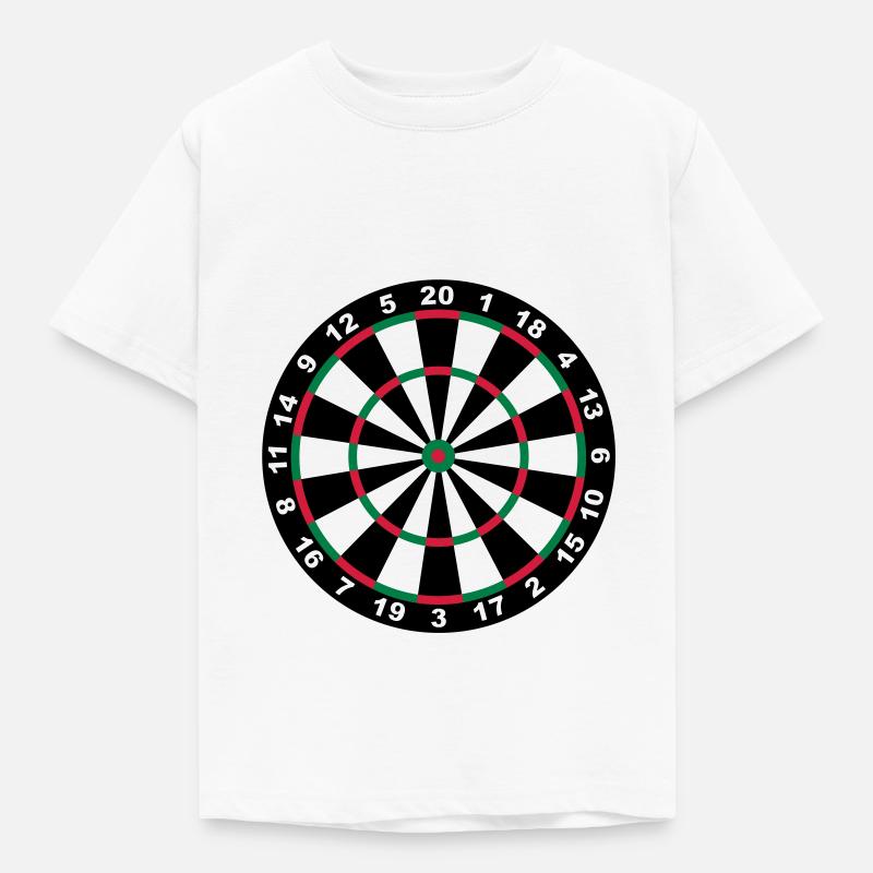 Cible de fléchettes - T-shirt Enfant - blanc