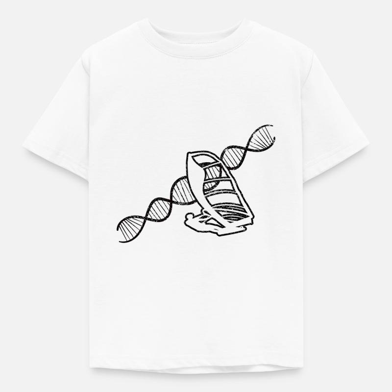 Windsurfer Geschenk Kitesurfer Windsurfing Surfen - Kinder T-Shirt - Weiß