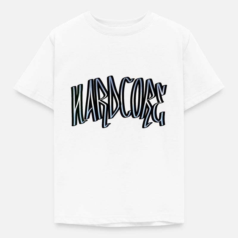 hardcore V2 - Kids' T-Shirt - white