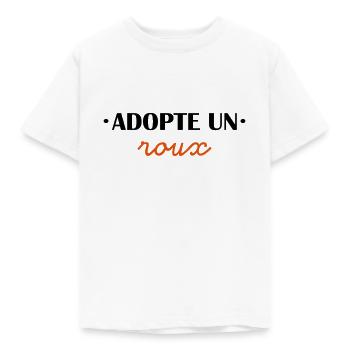 adopte un roux - T-shirt Enfant - blanc - Devant - AI Model Kid Male (0cm)
