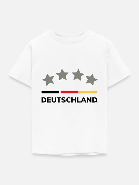 Deutschland - Kinder T-Shirt - Weiß