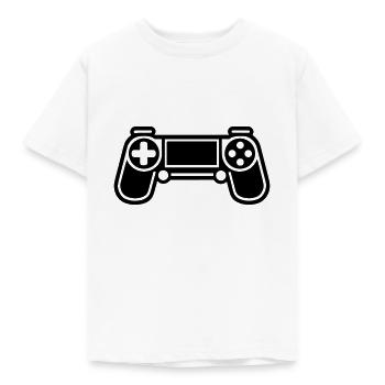 Videospiel-Controller - Kinder T-Shirt - Weiß - Vorne - AI Model Kid Male (0cm)